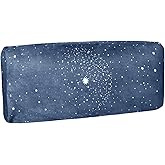 YOGA DESIGN LAB | The Yoga Bolster | Comfortable, Supportive Eco-Friendly Luxury Yoga Cushion | Recycled Plastic Bottle Microfiber | Natural Cotton, Foam Filling (Celestial)