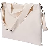 Augbunny Heavy Duty Canvas Shoulder Crossbody Bag Working Briefcase Laptop Satchel Multi Purpose Casual Tote