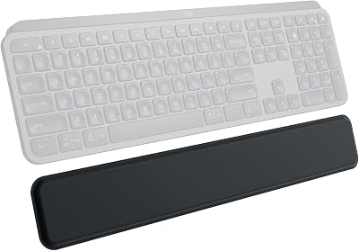 Logitech MX Palm Rest for Keys Premium Non Slip Support Black