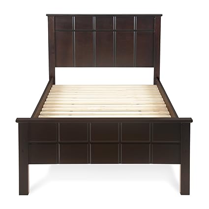 @home by Nilkamal Cipher Bed Without Storage (Espresso)