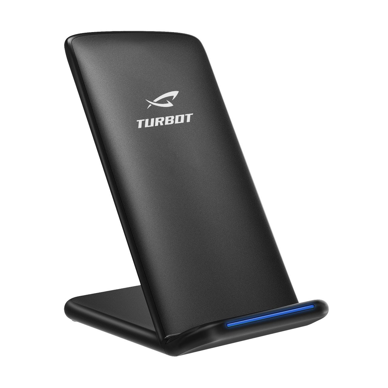 ElleSye Base Cargador Inalámbrico Estánder Qi Versión Actualizada con Bobinas Negro Compatible