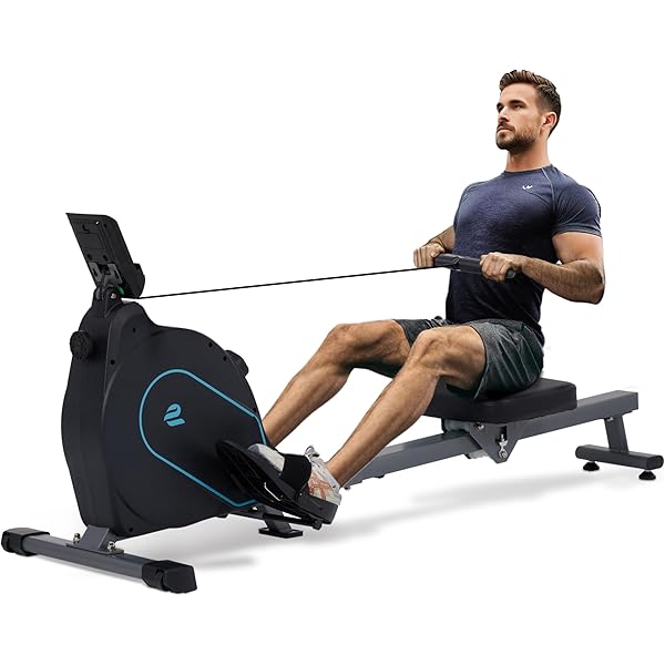 WELLFIT Rowing Machine, Magnetic Rower Machine For Home