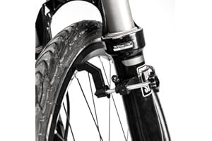 LIZHOUMIL Portable Bicycle Wheel Truing Stand, Bike Rims Adjustment Tools, Mini Simple Compact Lightweight Bike Wheel Repair Tools Tuning Tool Black