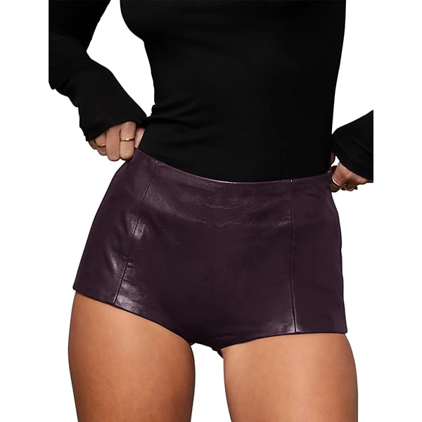 パンツ melt the lady leather like short pants Melt the lady