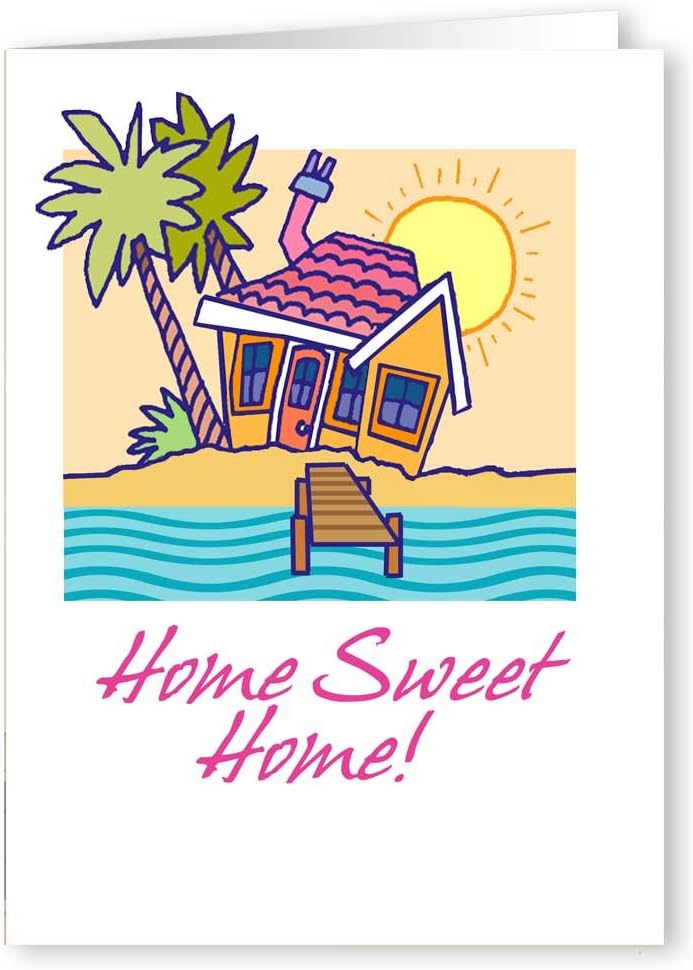 Home Sweet Home New Address Card Pack - 18 Cards and 19 Envelopes