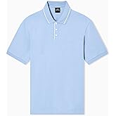 Armani Exchange Mens Regular Fit Small Text Logo Polo