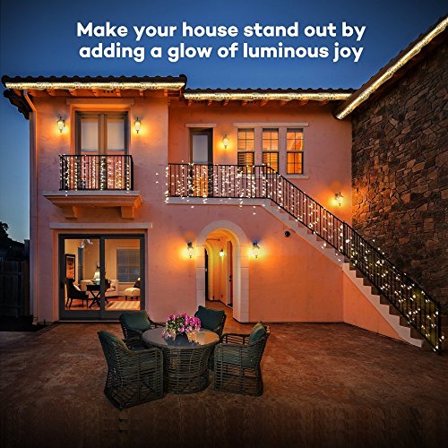 image for LED String Lights 66ft 200 LEDs TaoTronics Dimmable Festival Decorativ