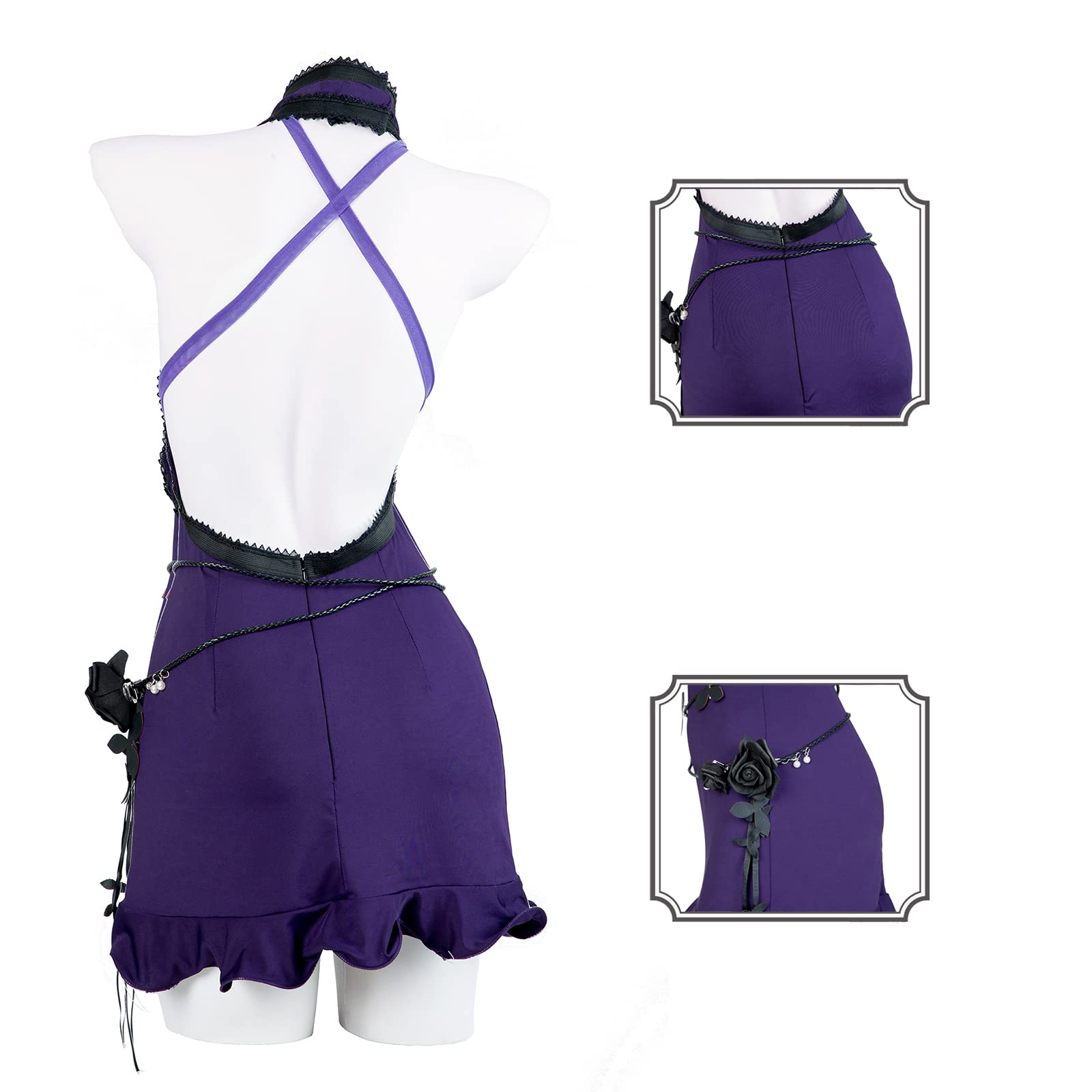 LTAKK Tifa Lockhart Cosplay Costume Final Fantasy Cosplay FF7 Remake Full Set Outfits Halloween
