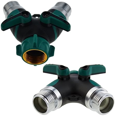 Garden Hose Splitter Faucet To Hose Connector 2 Way Hose To Hose