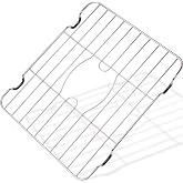 Better Houseware Sink Protectors for Kitchen Sink, Rust-Resistant Scratch-Preventing Stainless Steel Sink Protector Grid, Non-Slip Kitchen Sink Rack for Washing, 12 x 10.25 x 1 Inch