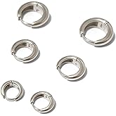 Rumgey Small Hoop Earrings for Women, Lightweight 18K Gold Plated Huggie Hoop Earrings Dainty Hypoallergenic Earring Set Cute Earrings Pack for Women Trendy Jewelry Gifts