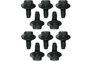 FUKQVOD ONIZZBAND 10 Pcs 12mm Top Front Skid Plate Bolts for Toyota Tacoma 4Runner FJ Tundra Land Cruiser and More, Black, M