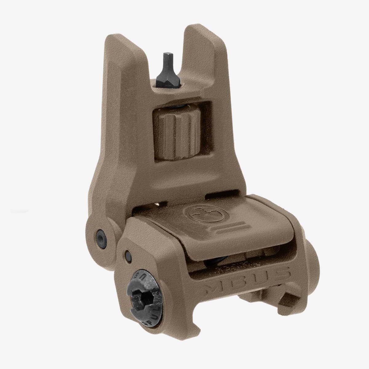 Magpul MAG1166-FDE MBUS 3 Sight Front