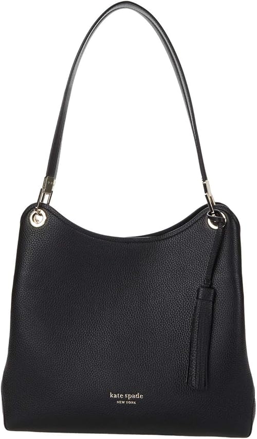 Kate Spade New York Loop Large Shoulder Bag Black One Size Handbags