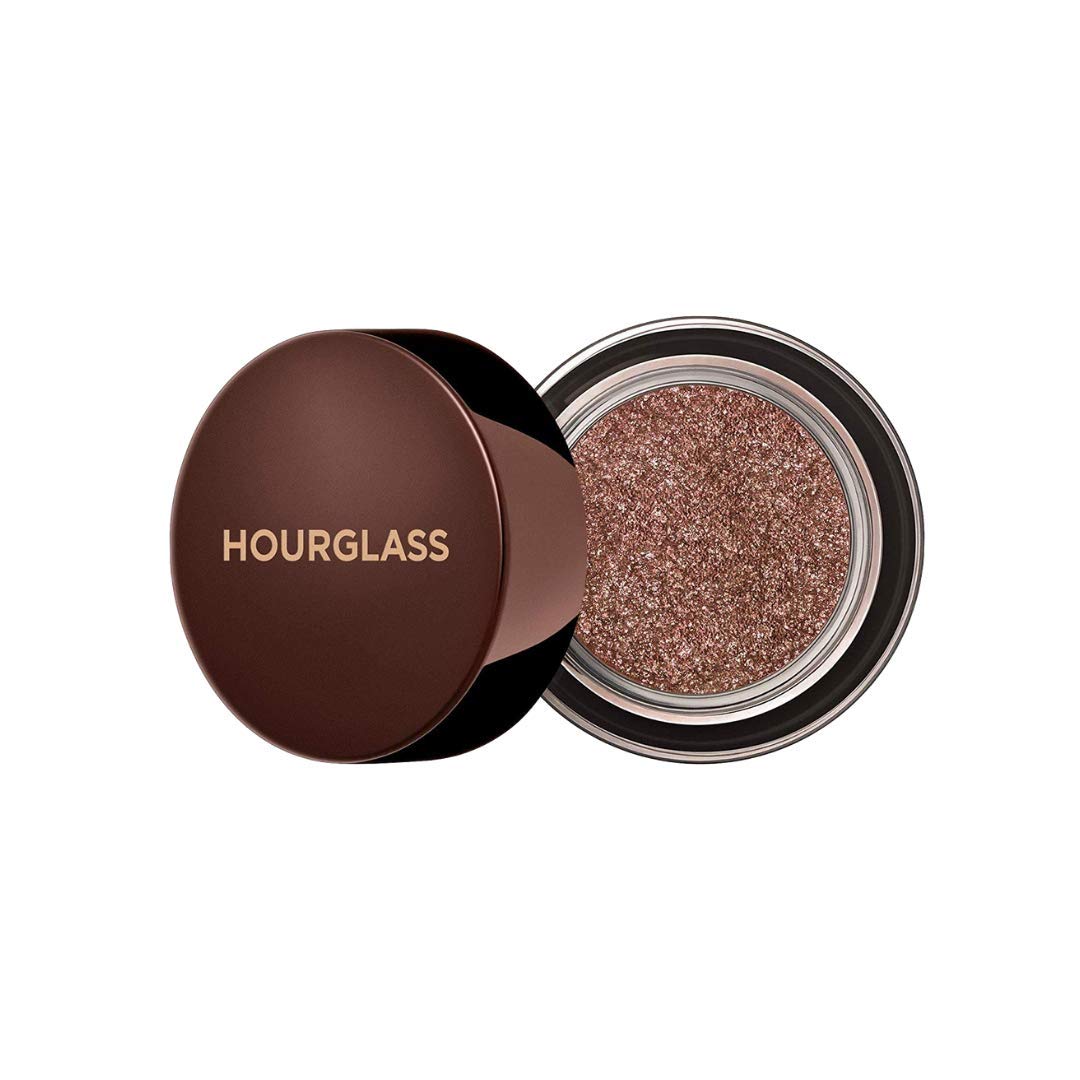 Hourglass Scattered Light Glitter Eyeshadow in Reflect. Weightless Refined Glitter Eyeshadow with Buildable Shimmer.