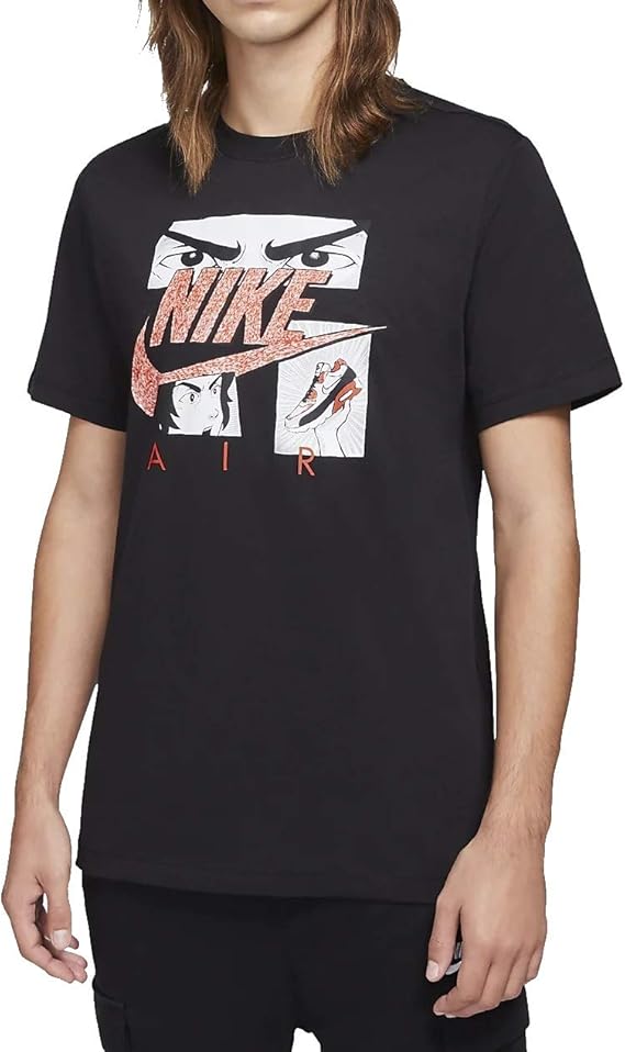 Nike Air Manga TShirt (L, Black) Amazon.de Bekleidung