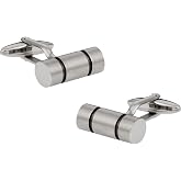 Cuff-Daddy Stainless Steel Rod Cufflinks with Presentation Box