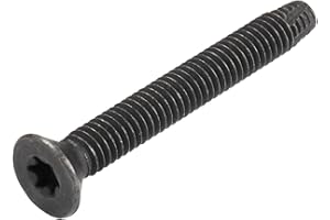 5/16 x 2-1/2" Trailer Deck Screws (100 pcs) T-40 Star Drive, Black Phosphate and Oil, Type F Thread Cutting Wood and Metal for Floorboards by Makers Bolt