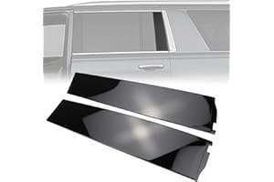 DIMEANI Door Pillar Trim Molding Window Trim Cover fit for Cadillac Escalade ESV Chevrolet Chevy Suburban 3500HD GMC Yukon XL 2015 2016 2017 2018 2019 2020, Rear Side of Rear Door 926-247 926-248