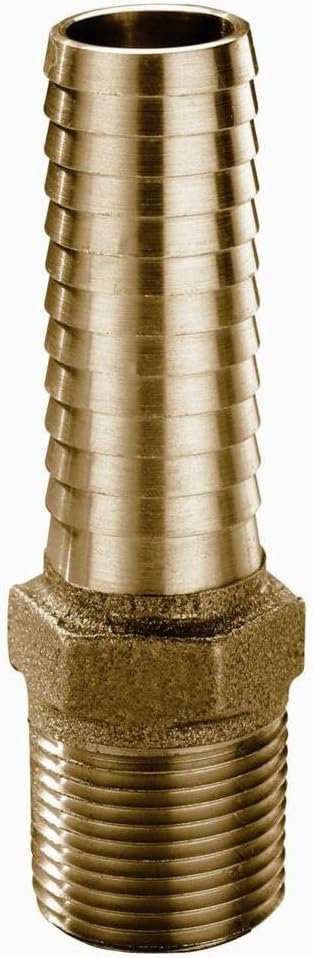 Water Source 1-1/4 in. Brass Extra Long Male Insert Adapter
