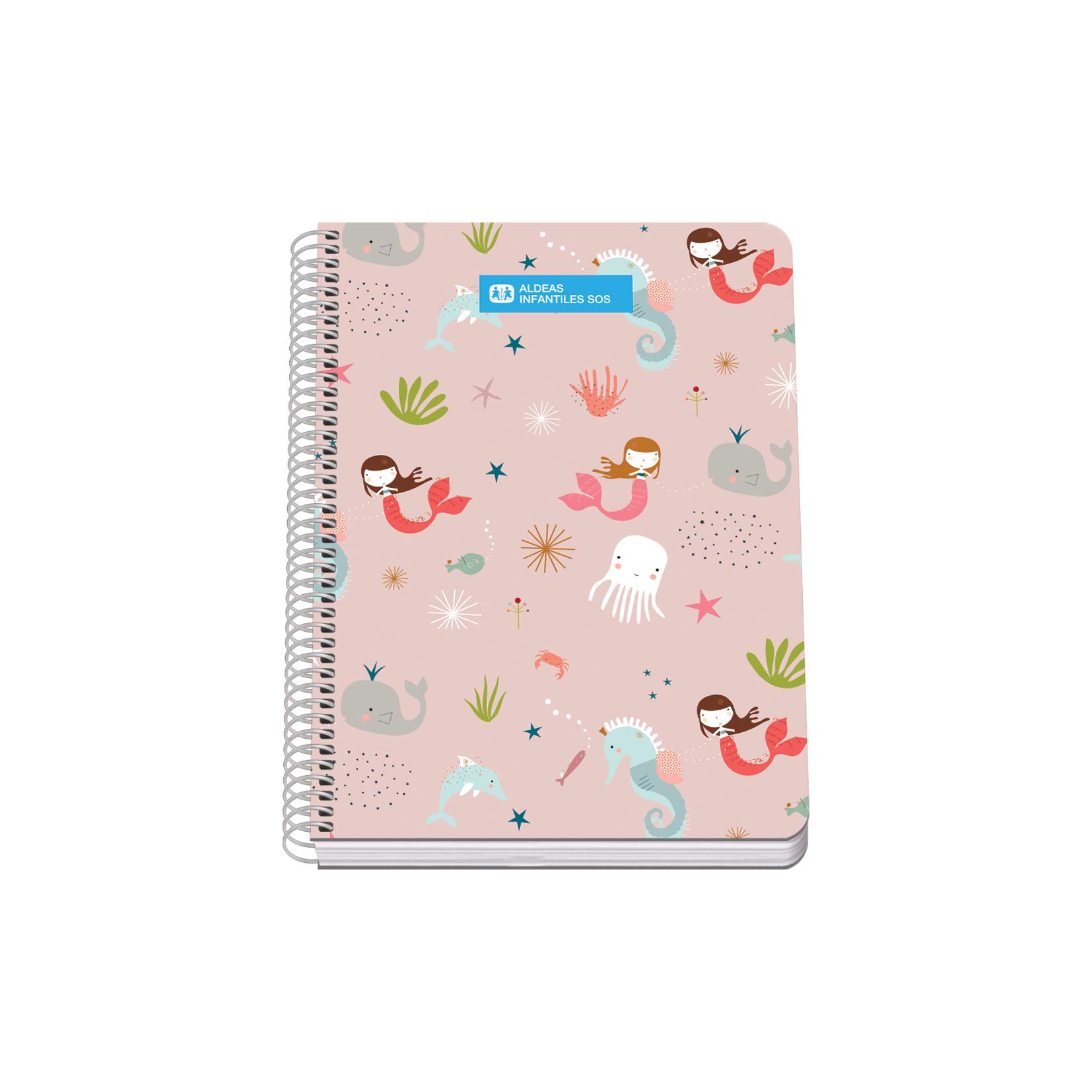 Spiral wire binding A5 80 sheets - Aldeas Infantiles SOS - Sirena