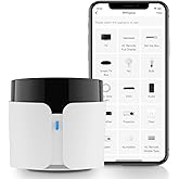 Broadlink RM5plus Universal Infrared Remote, Voice Control with Alexa & Google Home, Wi-Fi Smart Home Hub for TV, AC and Audio (IR 38KHz), 2.4GHz Wi-Fi Only