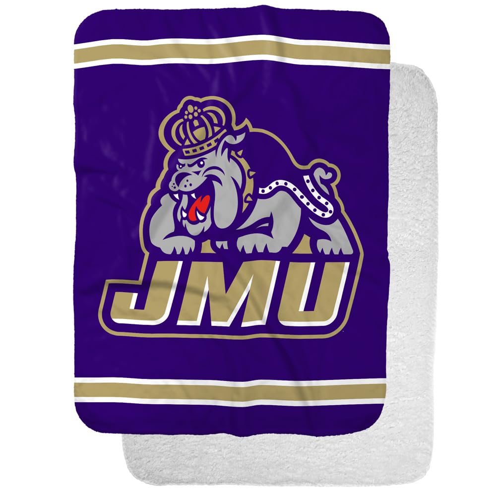 James Madison University Primary Logo Stripes