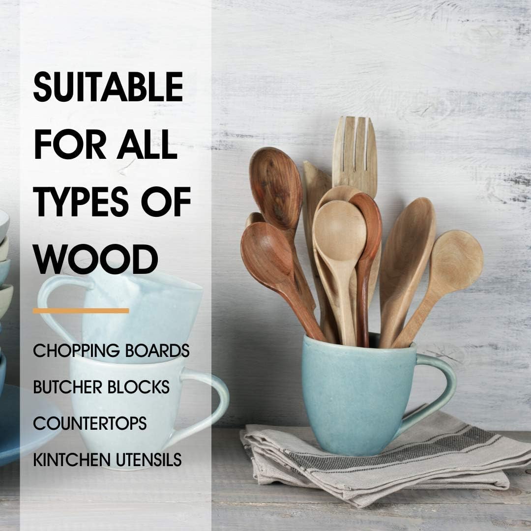 Chopping Board Oil - Premium Food Grade Mineral Oil to Protect and Restore Wood Cutting Boards, Butcher Blocks, Countertops - 250ml - Image 5