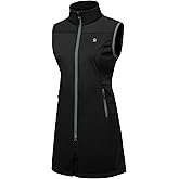 Little Donkey Andy Women's Lightweight Softshell Vest, Windproof Sleeveless Jacket for Running Hiking Travel