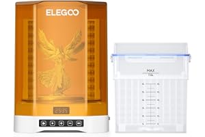 ELEGOO Mercury Plus V3.0 Wash and Cure Station | 7.5L Large Capacity, Compatible