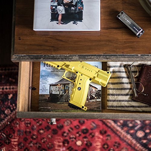 Salt Supply Pepper Spray Gun Self Defense Kit - Yellow