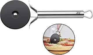 WMF Profi Plus Pizzaschneider beschichtet, 19,8 cm, mit Schutzhülle, Cromargan Edelstahl teilamttiert, spülmaschinengeeignet