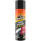 Armor All Tire Foam Protectant, Cars, Trucks, Motorcycles, 20 Oz | Tire Cleaner Spray, Touchless, Restores Black Tire Color, Protects Tires from Cracking, Medium Shine, No Scrubbing