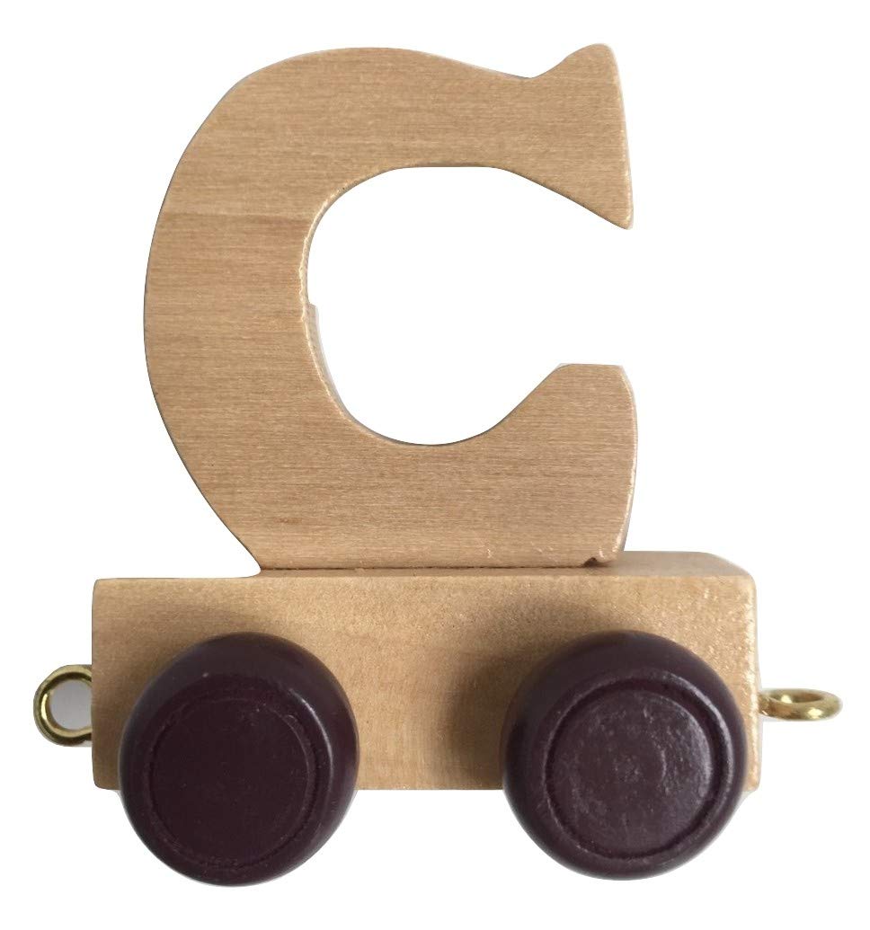 personalised wooden name train