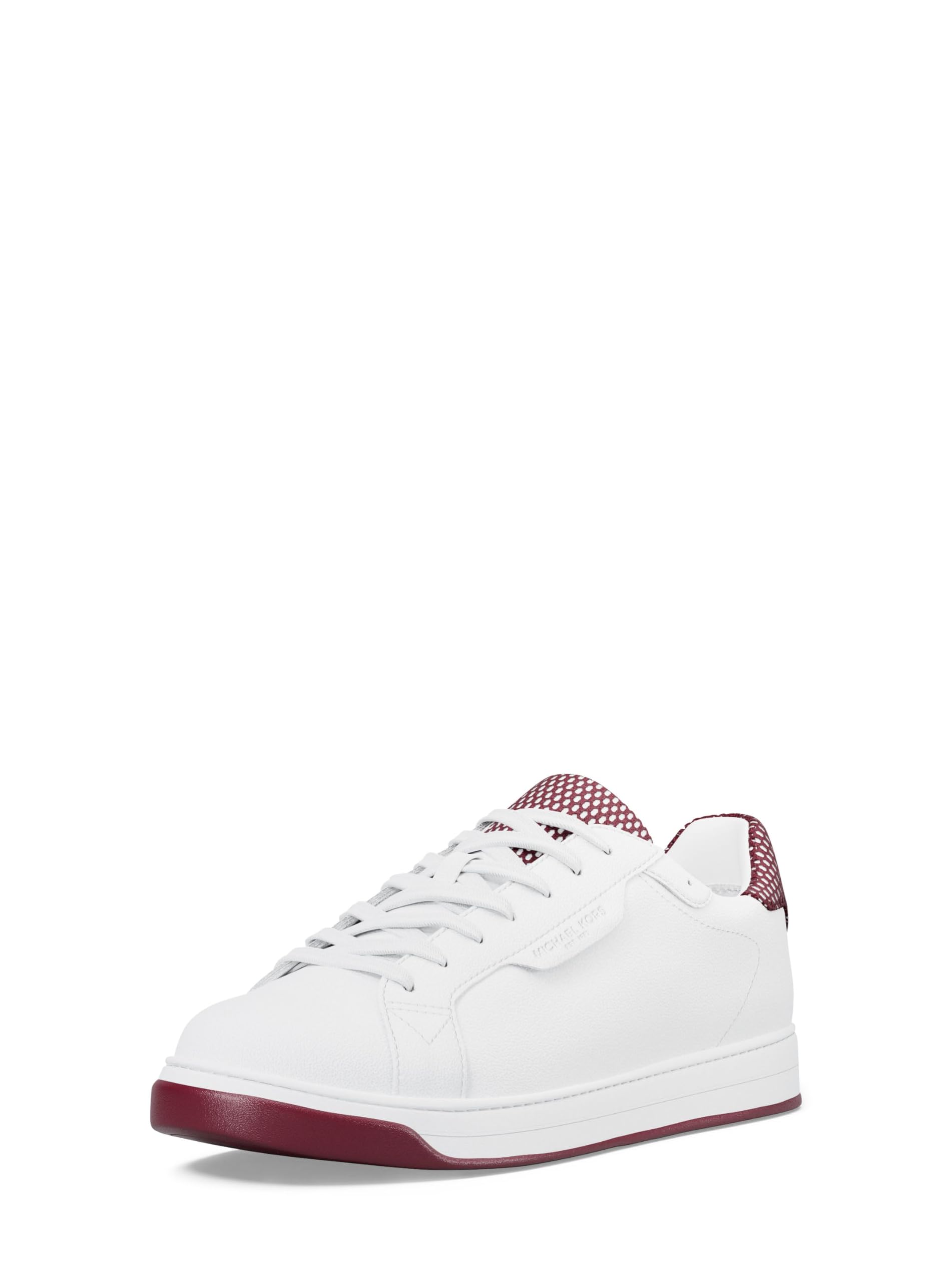 Michael Kors Men’s Keating Lace Up Sneaker, Mulberry, 10.5