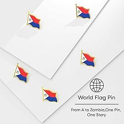 Saint Martin Flag Lapel Pin - Enamel Metal National