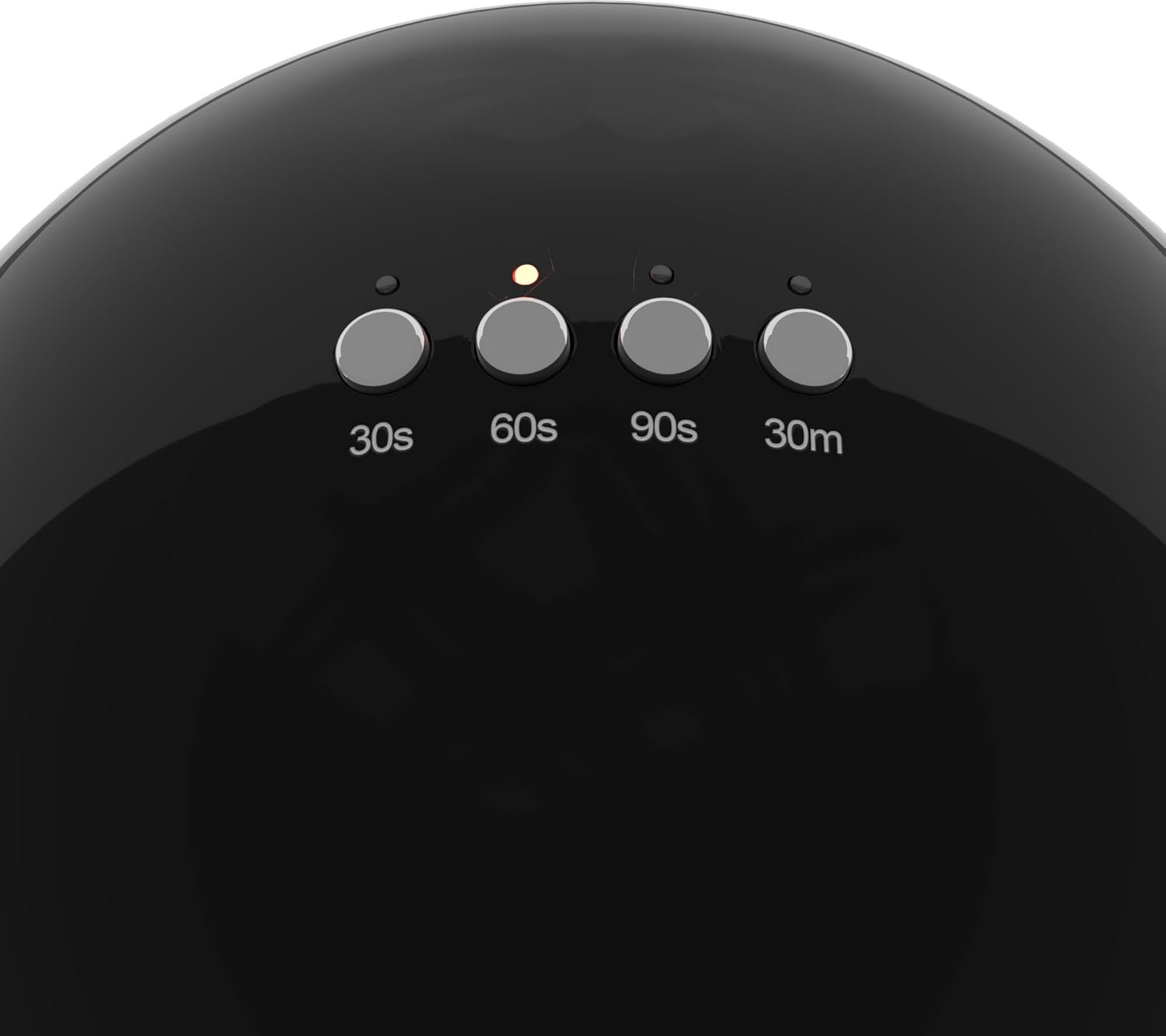 nailstar lampara led profesional seca esmalte de unas para manicura shellac y gel con temporizador de 30 seg 60 seg 90 seg y 30 min negro