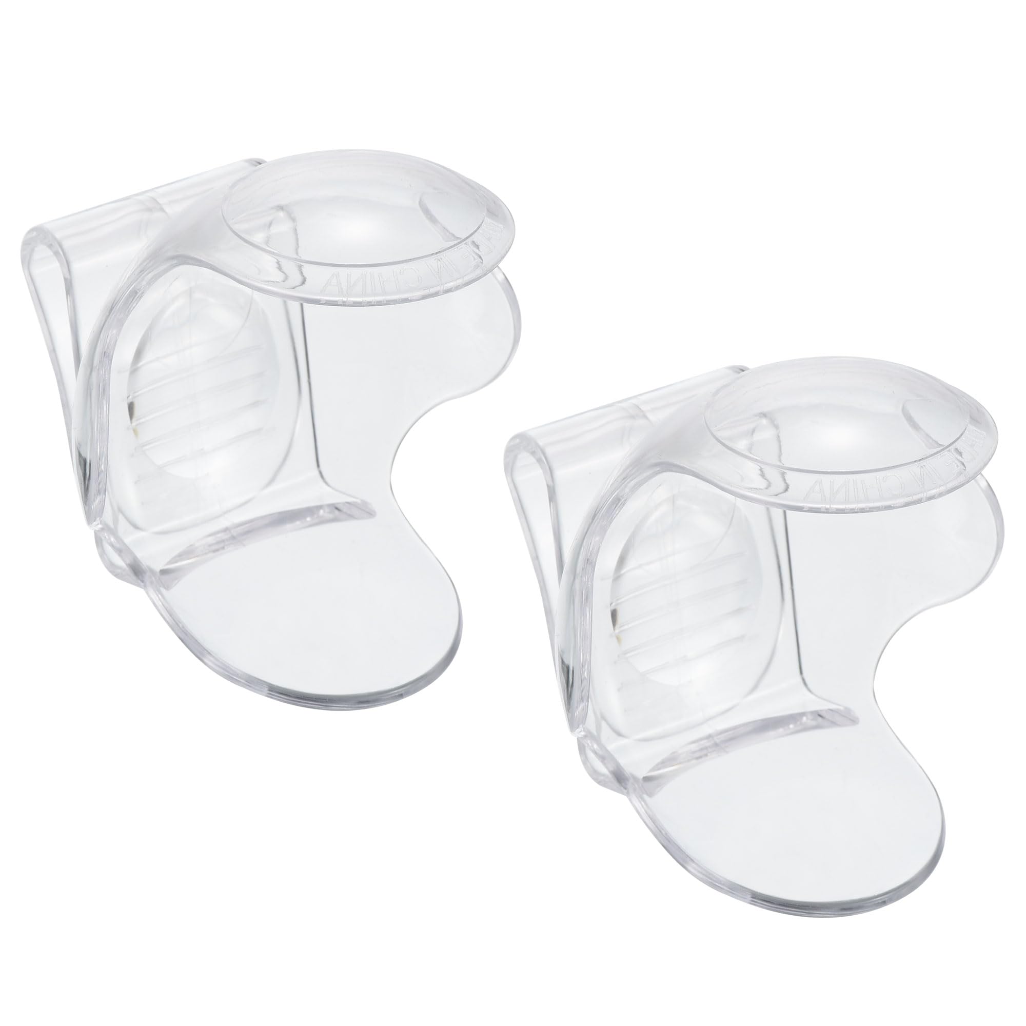 M METERXITY 2 Pack Tennis Ball Clip - ABS Tennis Accessories Waistband Clip Holder Sports Equipment, Light Weight, Apply to Tennis Sports (68 x 65 Mm,Transparent)