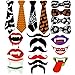 Tinksky Halloween Party Photo Booth Props Creative Happy Halloween Pose Sign Kit for Party Decoration 47-pack