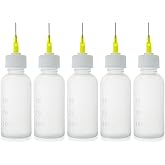 30cc Glue Squeeze Bottle, Precision Tip Applicator Bottles, 5 Pack