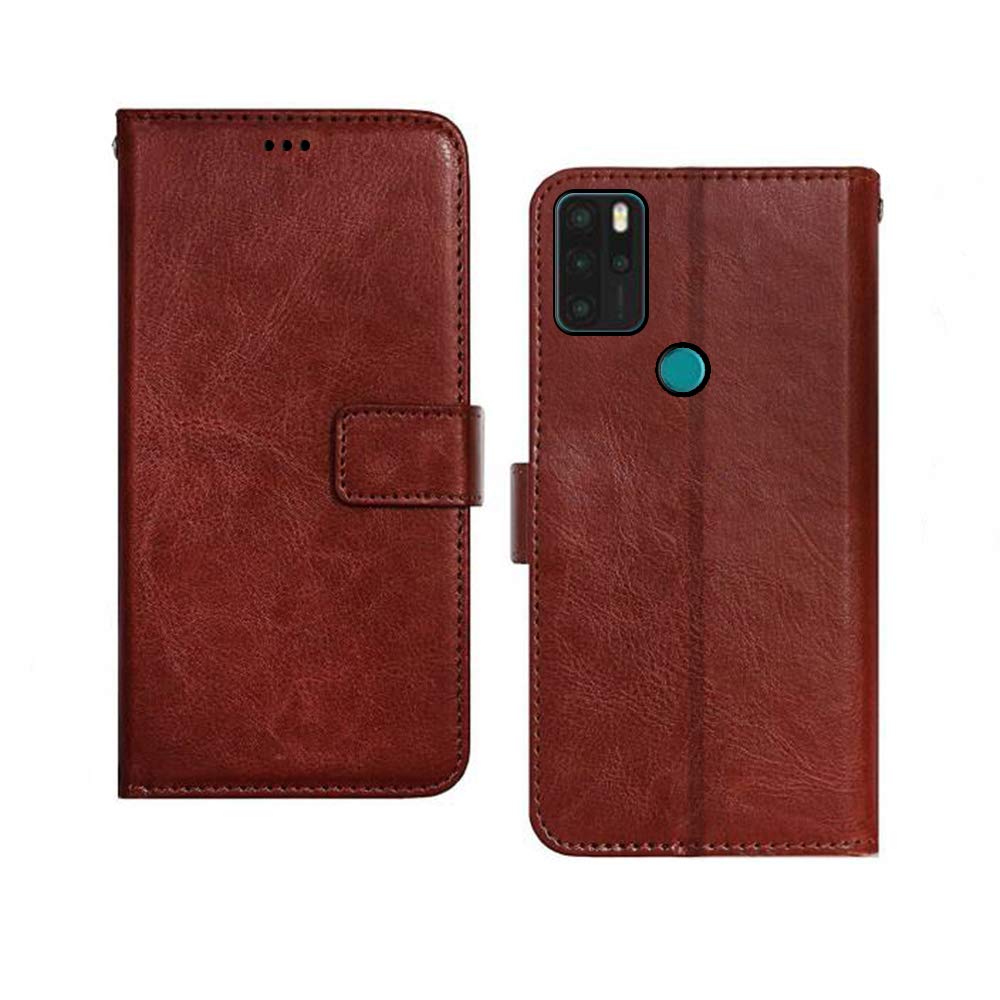 Etechnic Micromax in Note 1 Flip Case Premium Leather Finish with