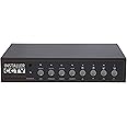InstallerCCTV Video Quad Color 8CH Multiplexer, Remote Control and Free 1Amp Power Adapter…