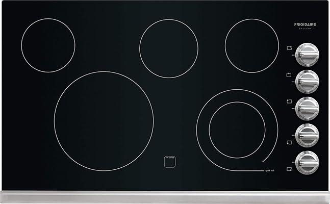 Frigidaire Gallery 36" Electric Smoothtop Cooktop, Stainless Black