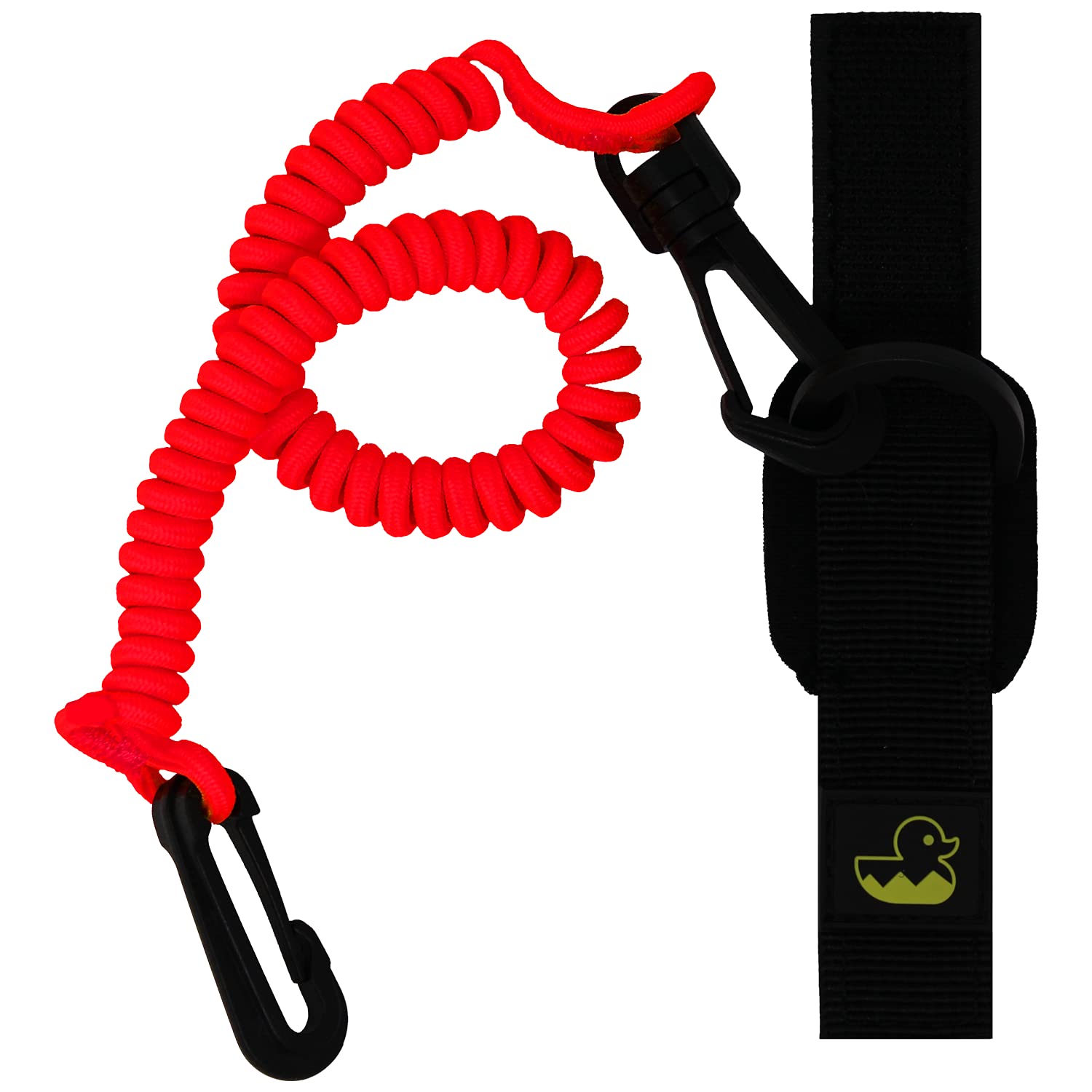 Survival Duck 1.8m Kayak Paddle Leash Red