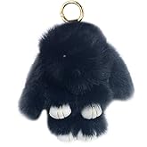 Unpafcxddyig Bunny Keychain Cute Soft Artificial fur Keychain Car Handbag Keyring