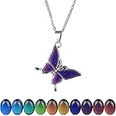 FM FM42 Temperature Sensing Color Changing Pendant Necklace with 19.29