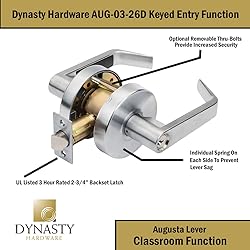 Dynasty Hardware AUG-03-26D Grade 2 Commercial Duty