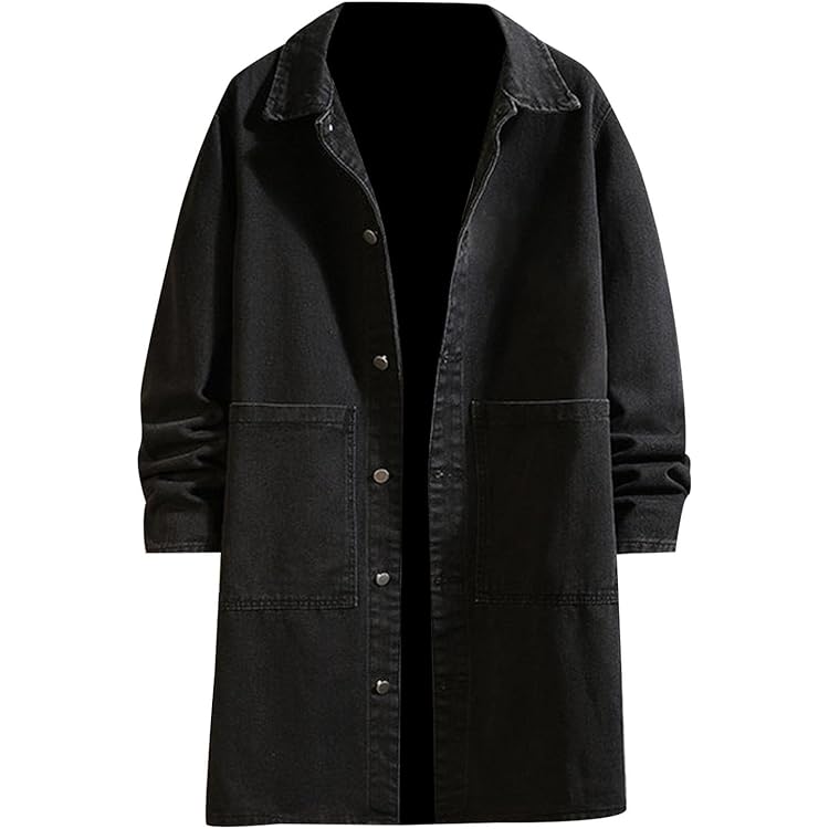 ジャケット・アウター 032c washed long-sleeve denim overcoat 032C washed long-sleeve denim overcoat