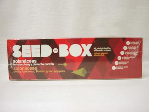 SEED BOX KIT HUERTO URBANO SOLANACEAS TOMATES CHERRY PIMIENTOS DE ...