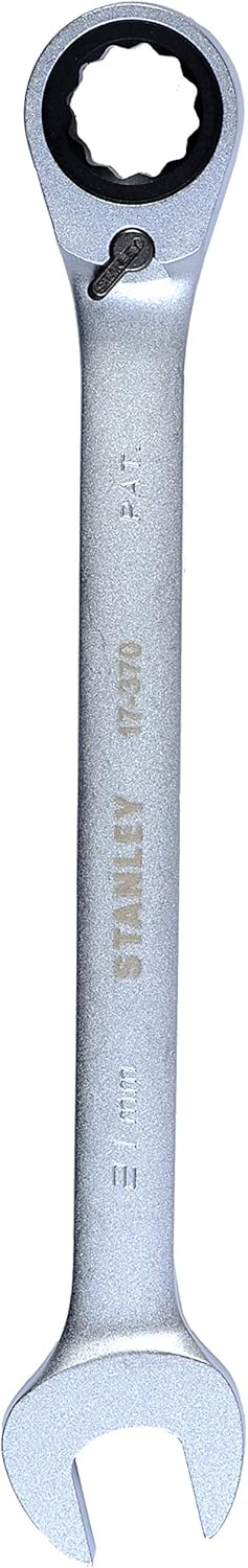 Stanley 1-17-370 Combination Spanner with Ratchet, Silver, 21 mm